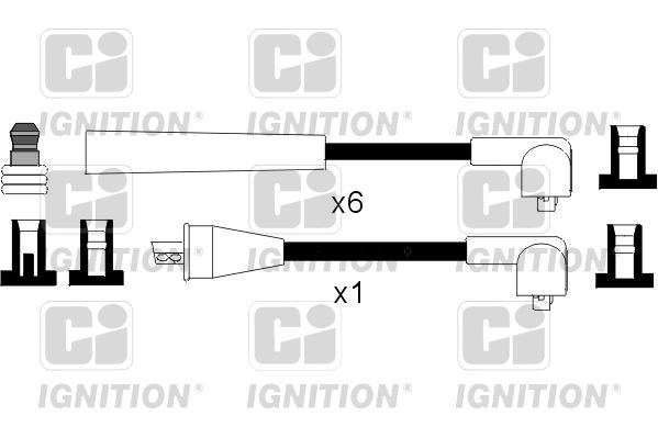 QUINTON HAZELL Augstsprieguma vadu komplekts XC1041